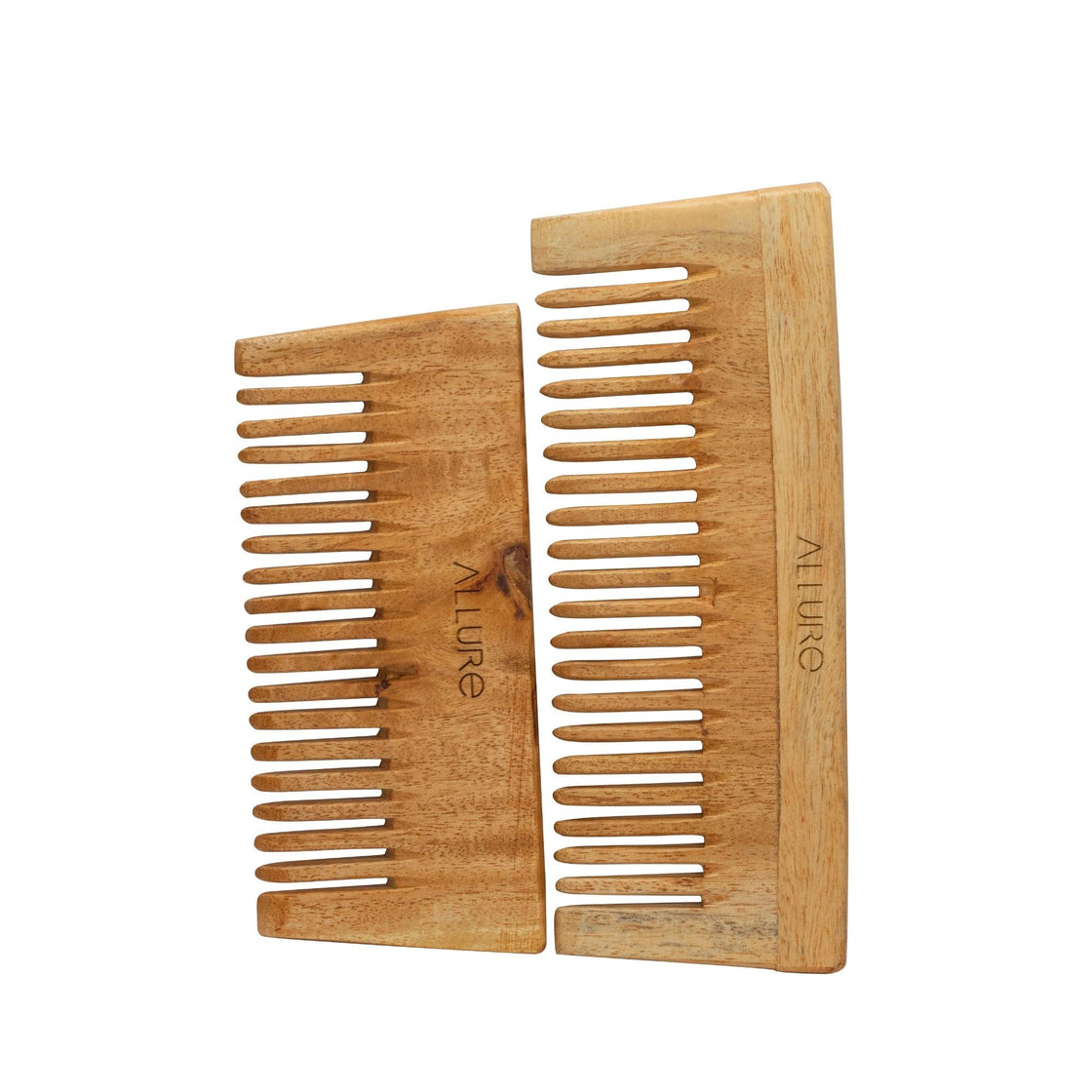 Allure Neem Wood Shampoo Hair Combs (CS01+CS02)