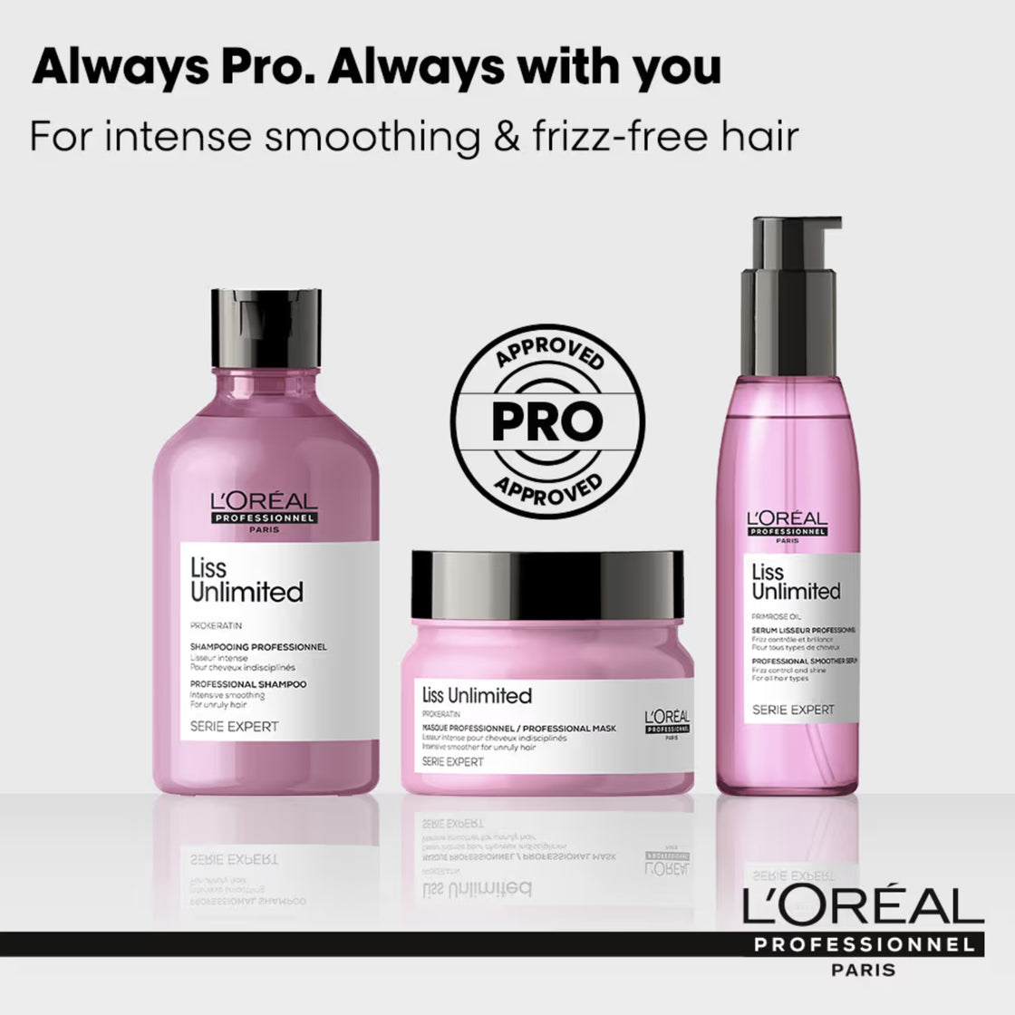 L'Oreal Professionnel Shampoo Hair Mask & Hair Serum Combo