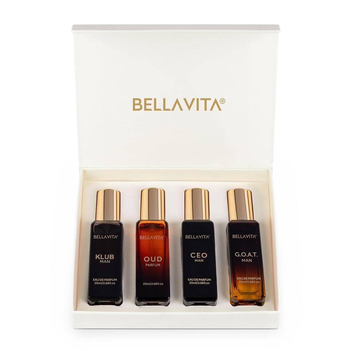 Bella Vita Luxury Perfume Gift Set For Man - 4x20ml