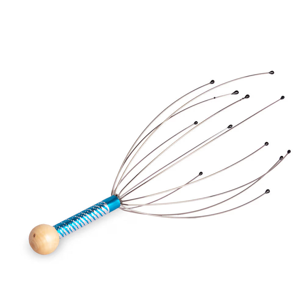 Allure De - Stress Head & Scalp Massager - Promotes Hair Growth - Assorted Colors