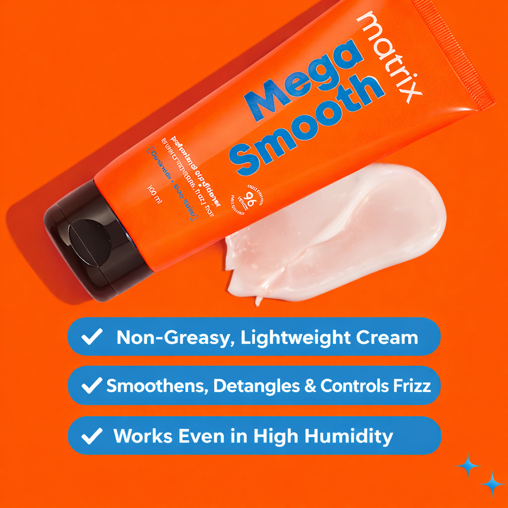Matrix Mega Smooth Conditioner with Shea Butter and Ceramides 98 gm