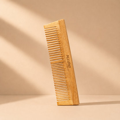 Allure Neem Wood Regular Hair Comb (CR-01)