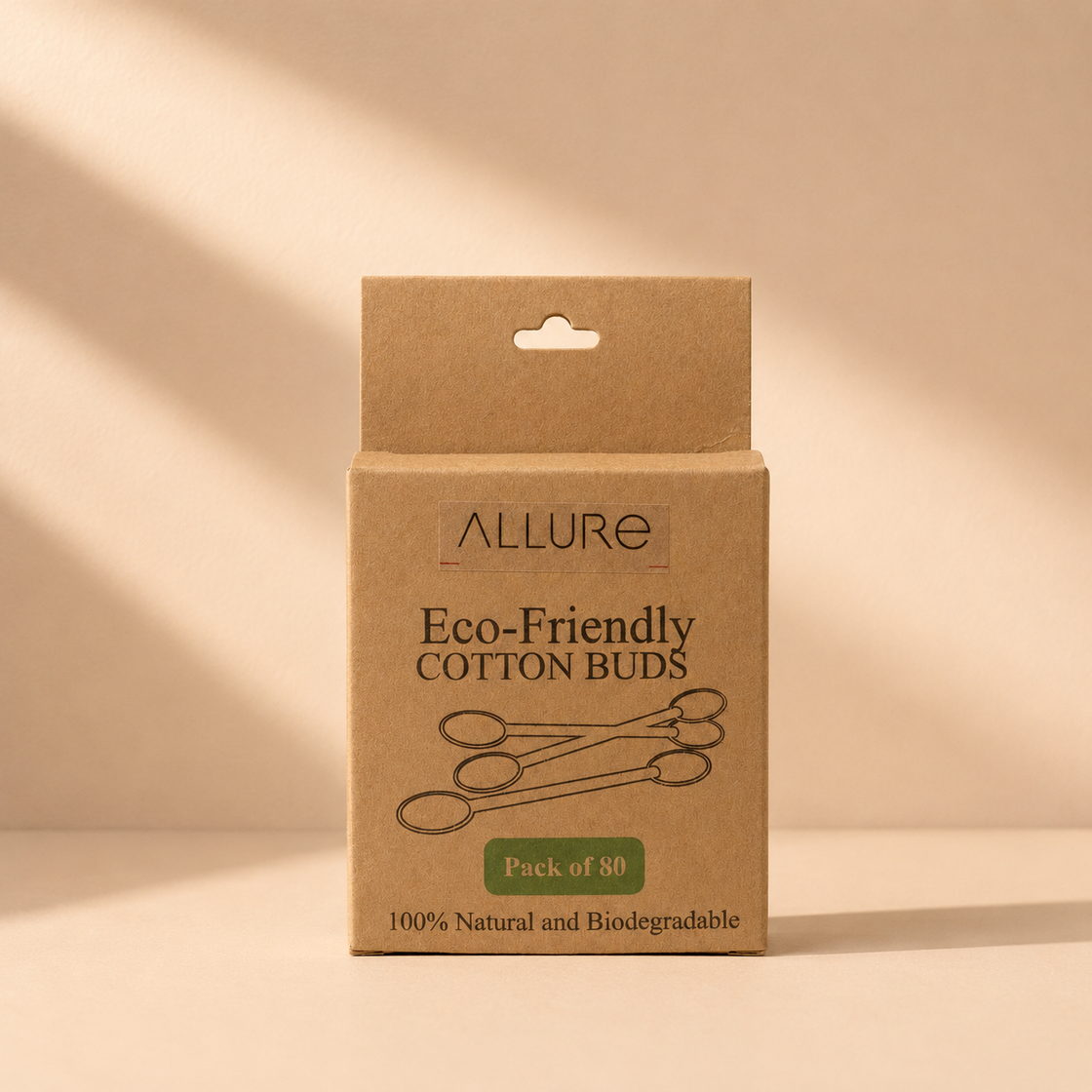 Allure Bamboo Earbuds (Pack of 1)