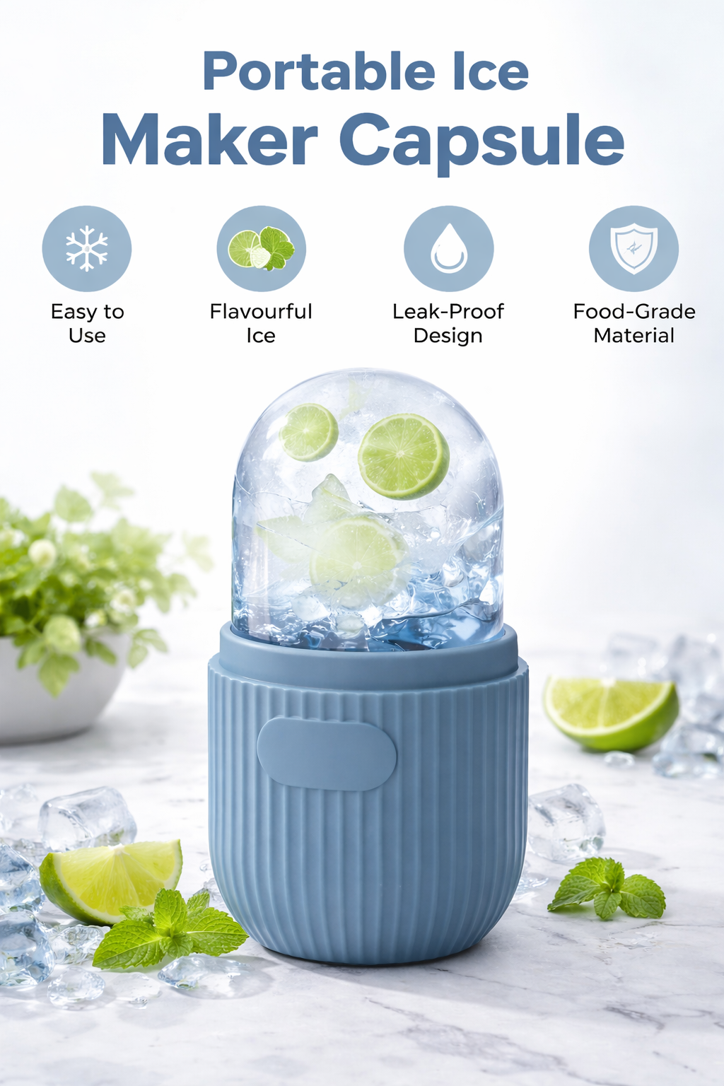 Allure Ice Roller & Face Massager for Glowing Skin