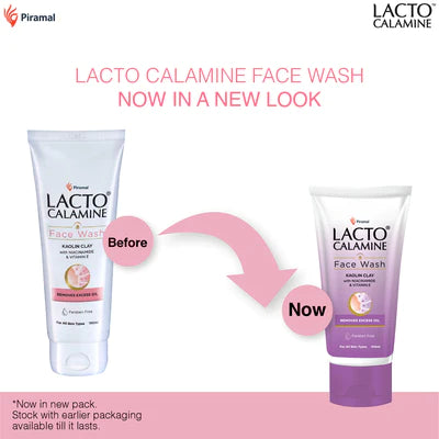 Lacto Calamine Daily Facewash Vitamin E for Oily Skin-100ml