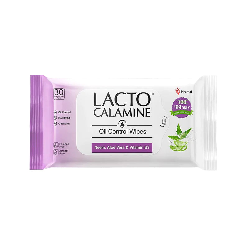 Lacto Calamine Oil Control Face Wipes