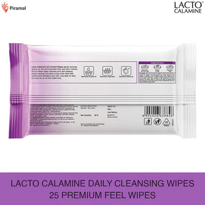 Lacto Calamine Oil Control Face Wipes