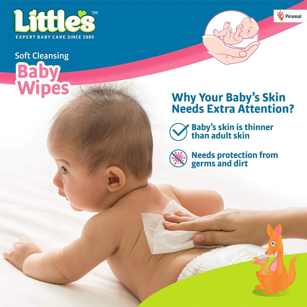 Little's Soft Cleansing Baby Wipes.