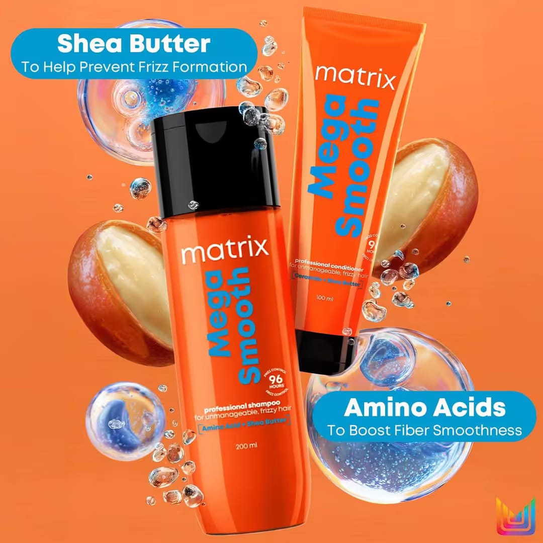 Matrix Opti.Care Shampoo & Conditioner for Frizzy Hair 96Hr Frizz Control (200 ml+98 g)