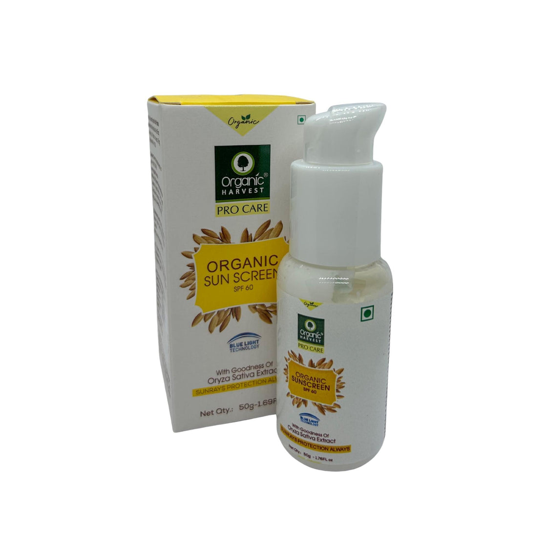 Organic Harvest Salon Retail Range-Pro care Organic Sunscreen SPF 60
