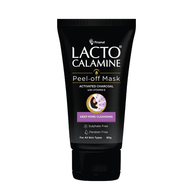Lacto Calamine Face Peel Off Mask  Activate Charcoal & Vitamin E