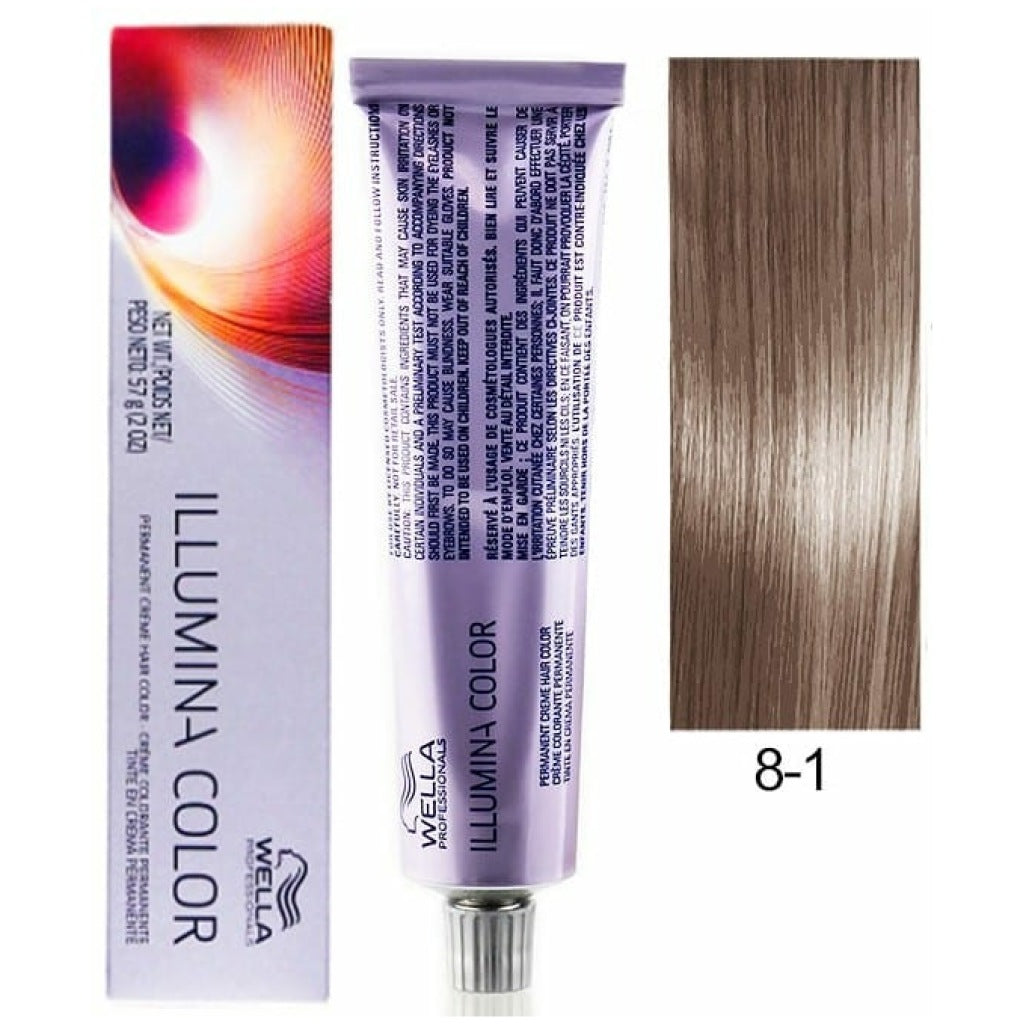 Wella Professionals Illumina Hair Color 8/1 Light Ash Blonde