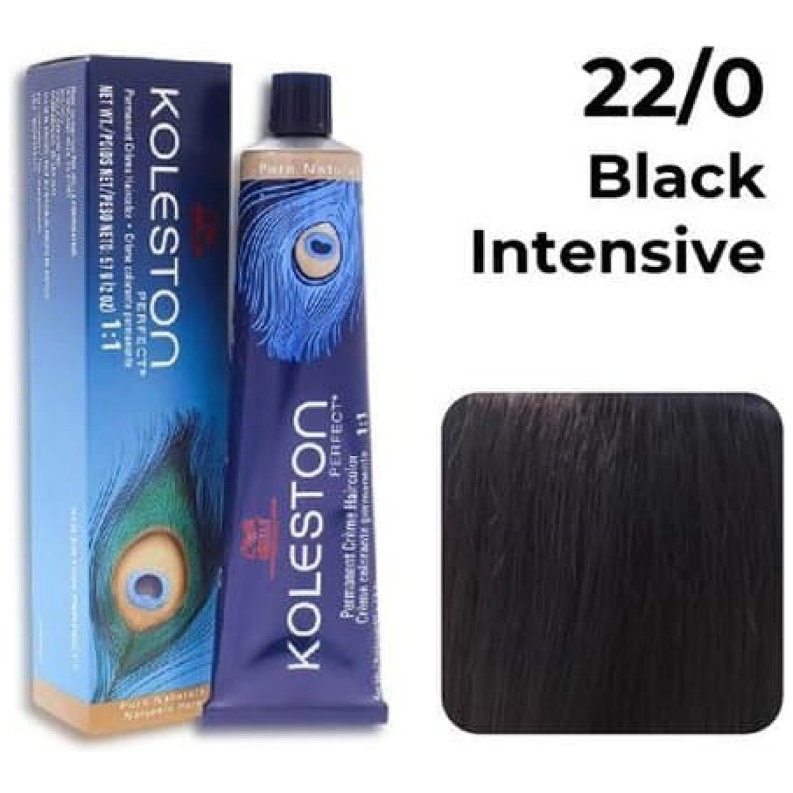 Wella Professionals Koleston Hair Color 60Gm 22/0 Black Intensive