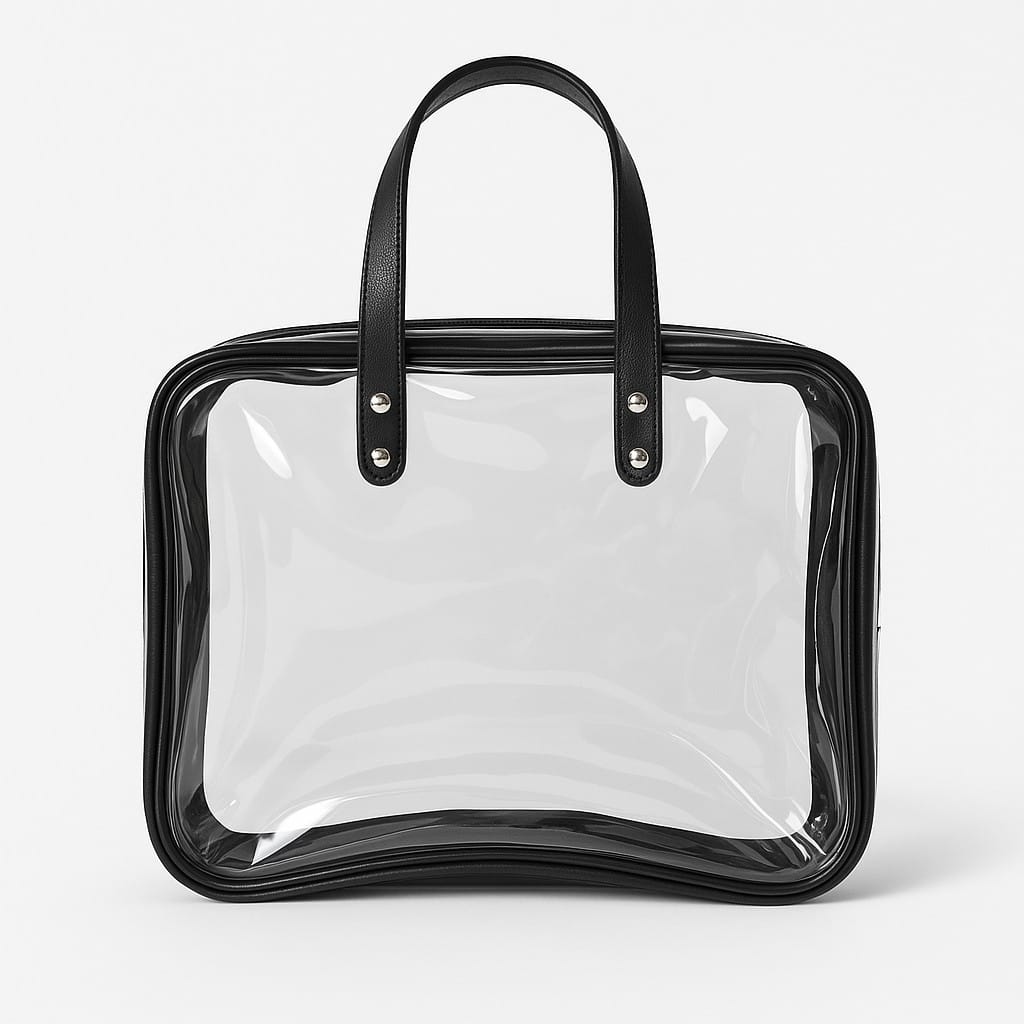 Allure Transparent Travel Makeup Bag with Handles (ATHB_09)