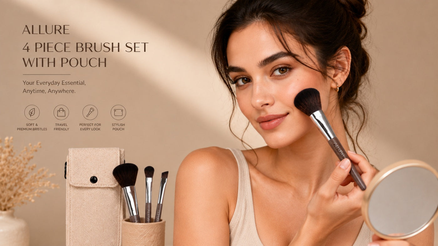 Allure Set Of 5 Makeup Brushes (MBS -C5)