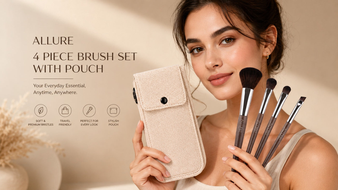 Allure Set Of 5 Makeup Brushes (MBS -C5)