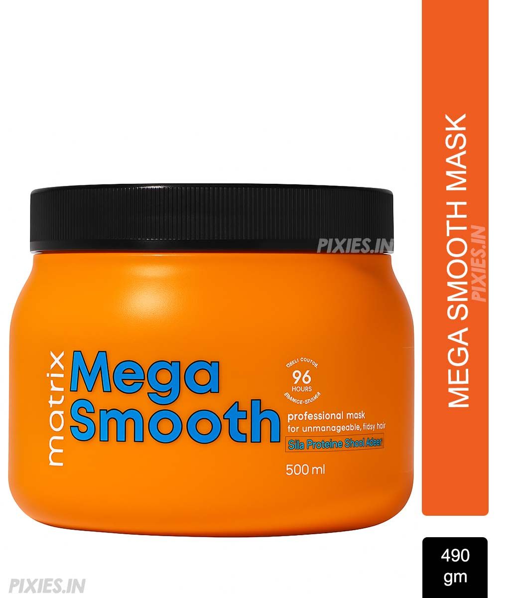Matrix Mega Smooth Frizz Control Mask With Silk Protein and Shea Butter (500ml)