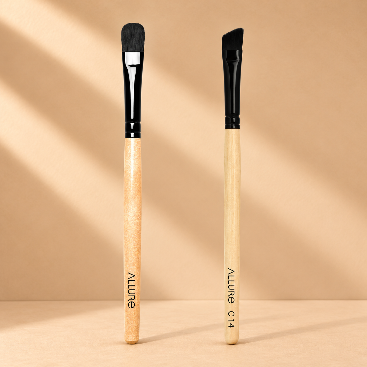 Allure Classic Eye Shadow Brush & Angular Brush Combo
