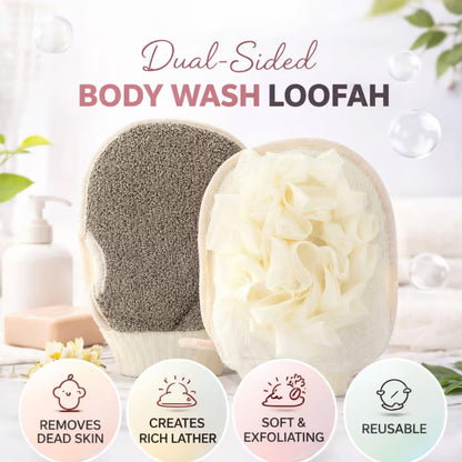 Allure Dual-Sided Exfoliating Bath Glove