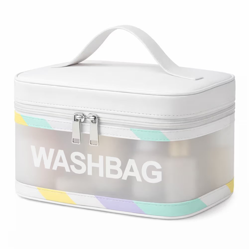 Allure Travel Essentials Wash Bag - White