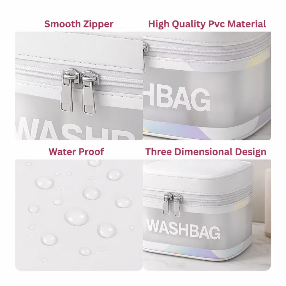 Allure Travel Essentials Wash Bag - White