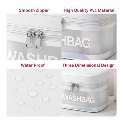 Allure Travel Essentials Wash Bag - White
