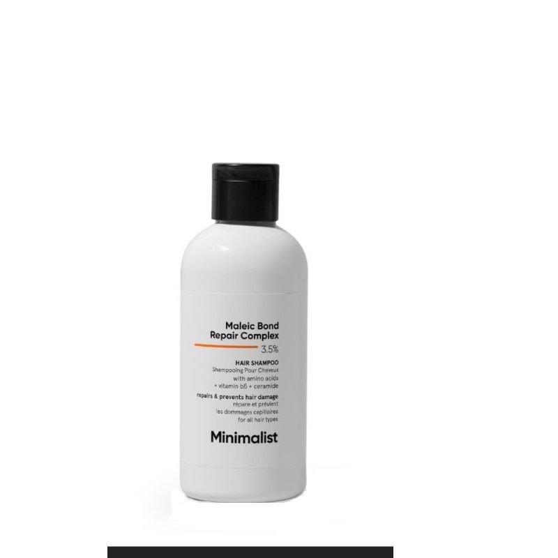 Minimalist Maleic Bond Repair Complex 3.5% Hair Shampoo With Ceramide, Coconut Oil & Betaine