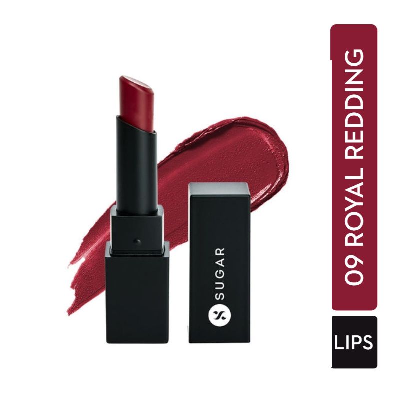 SUGAR Nothing Else Matter Longwear Lipstick - 09 Royal Redding (Dark Red) (3.2g)