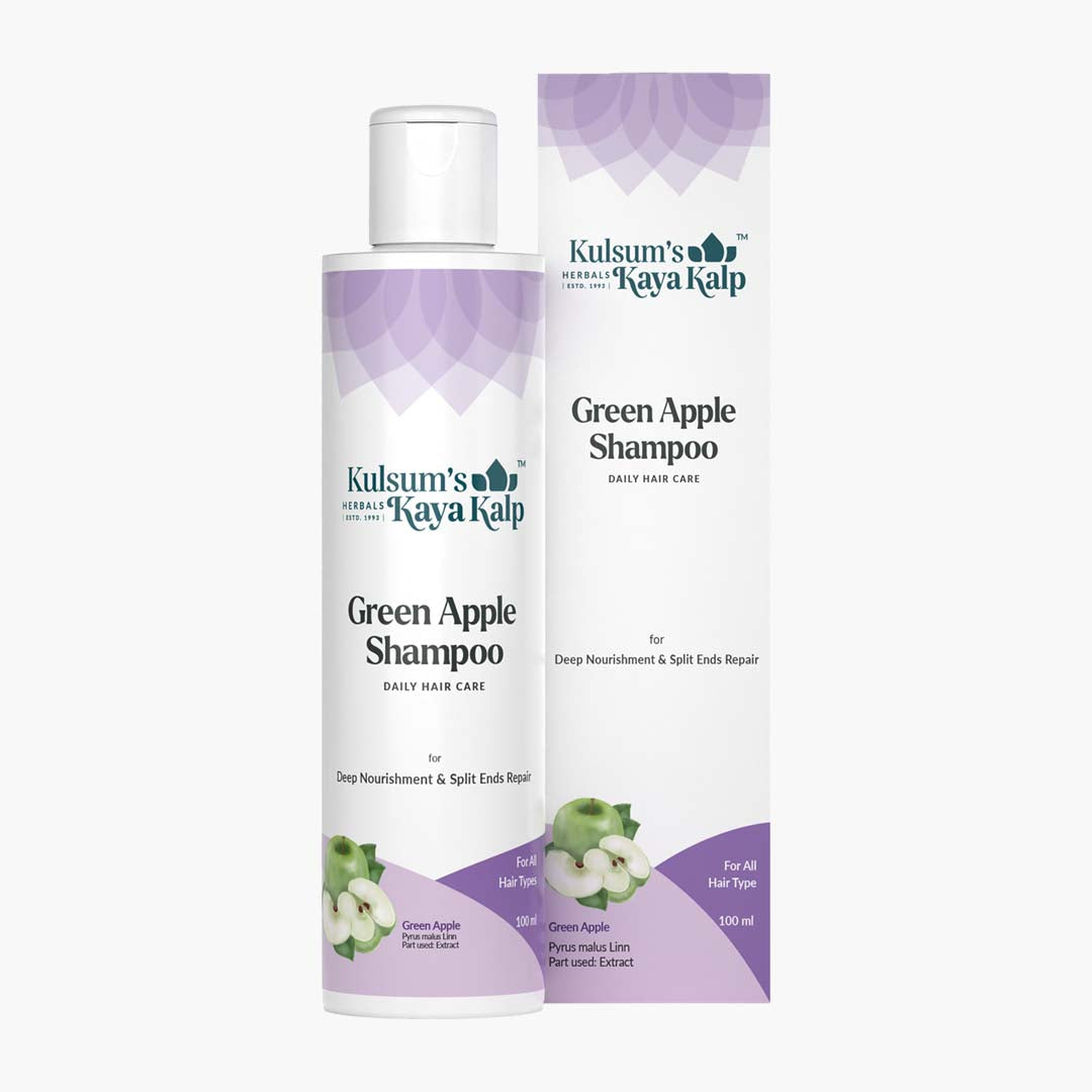 Kulsum's kayakalp Green Apple Shampoo (100ML)