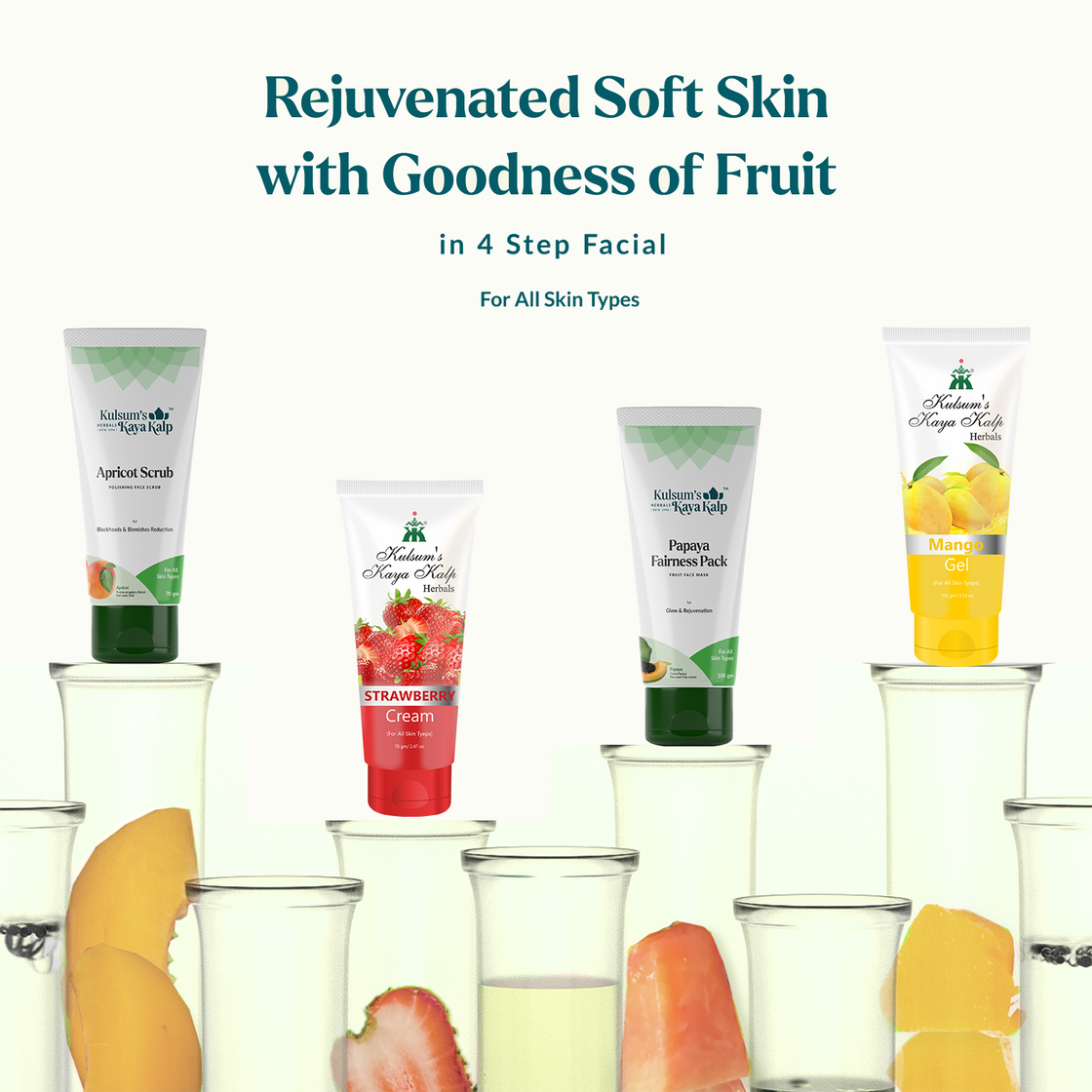 Kulsum’s Kaya Kalp FRUIT FACIAL KIT 100 GM