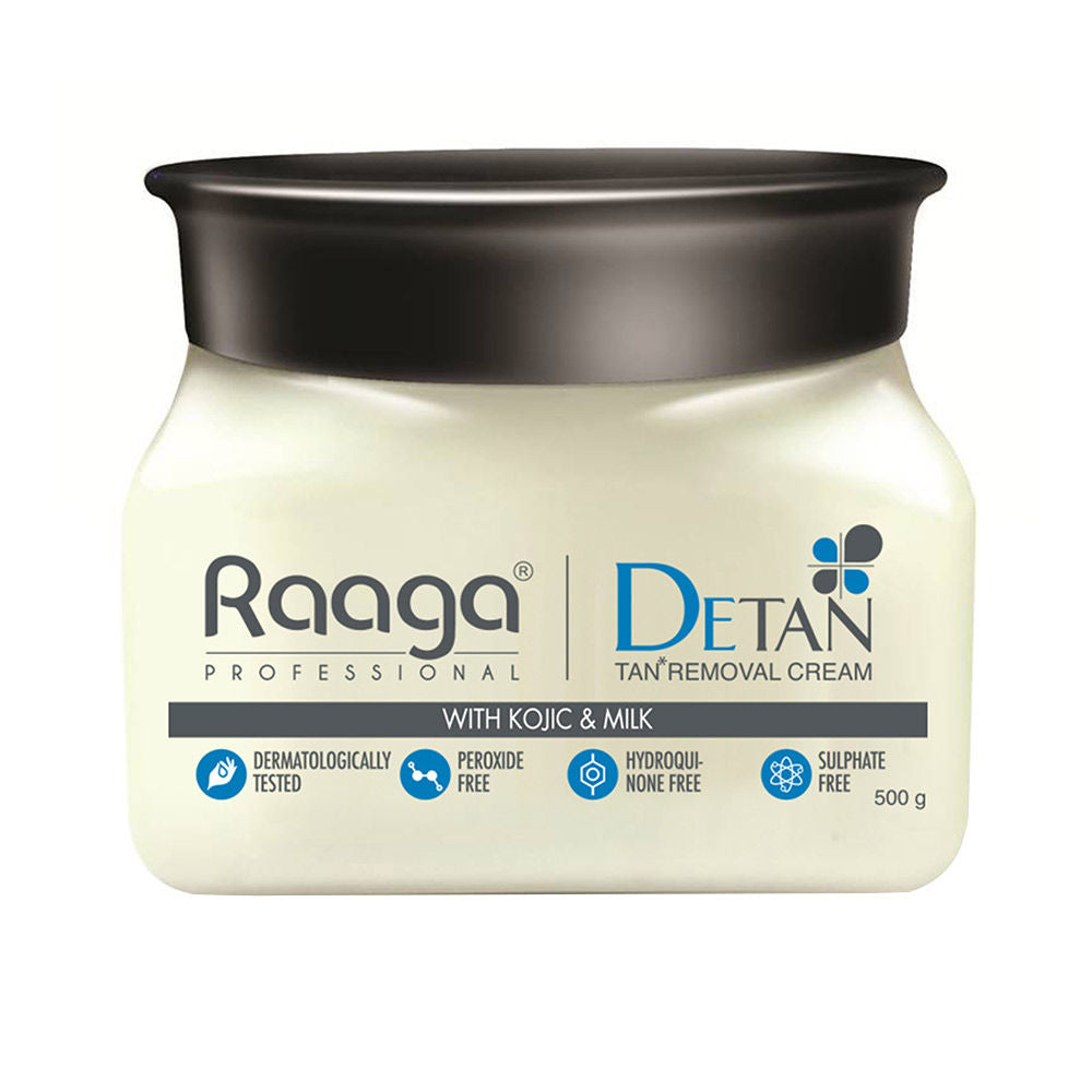 Raaga Professional De Tan Removal Creme With Kojic & Milk(500 gm) (500 gm)