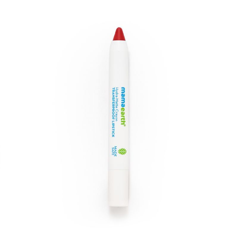 Mamaearth Hydra-matte Crayon Transferproof Lipstick With Argan Oil - Raspberry Red-3
