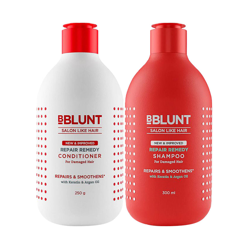 Bblunt Repair Remedy Shampoo & Conditioner Combo (2 Pcs)
