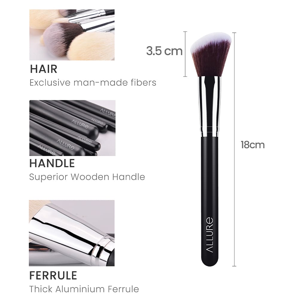 Allure Professional Makeup Brush ( Angle Contour - 126)-2