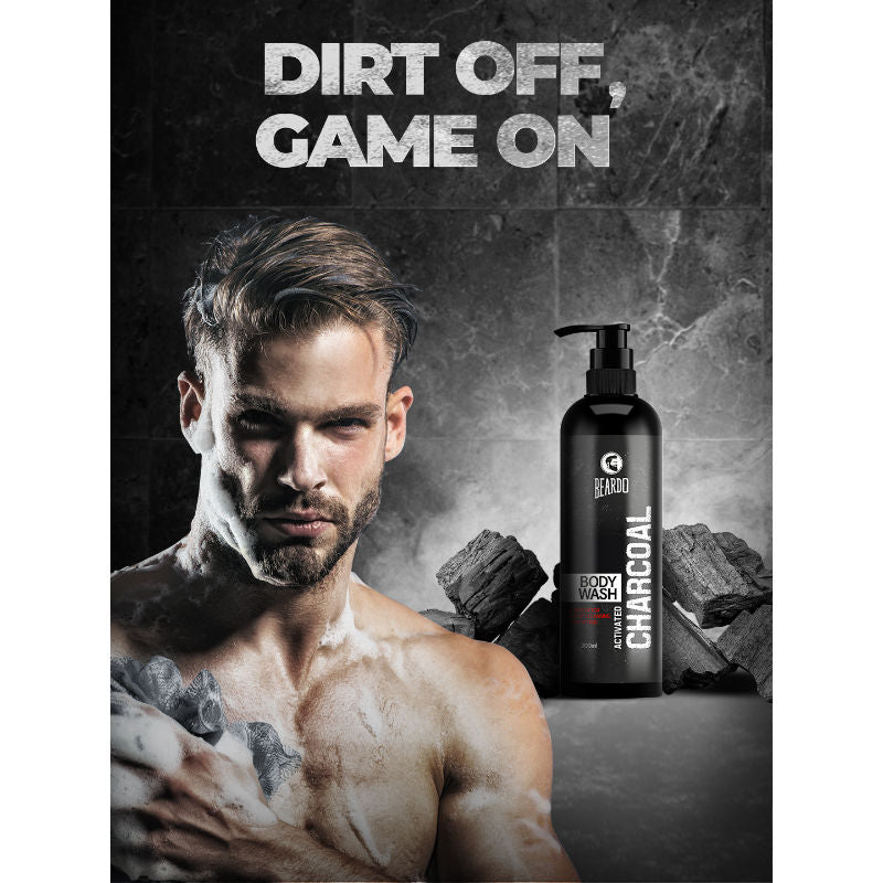 Beardo Activated Charcoal Body Wash for Men (200ml)