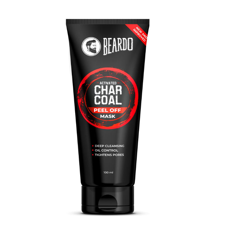 Beardo Activated Charcoal Peel Off Mask for Men (100g)