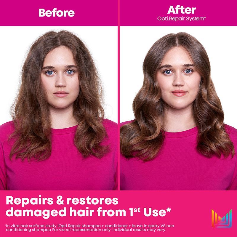 Matrix Opti.repair Shampoo + Conditioner With Liquid Protein For Damaged Hair 350+196g