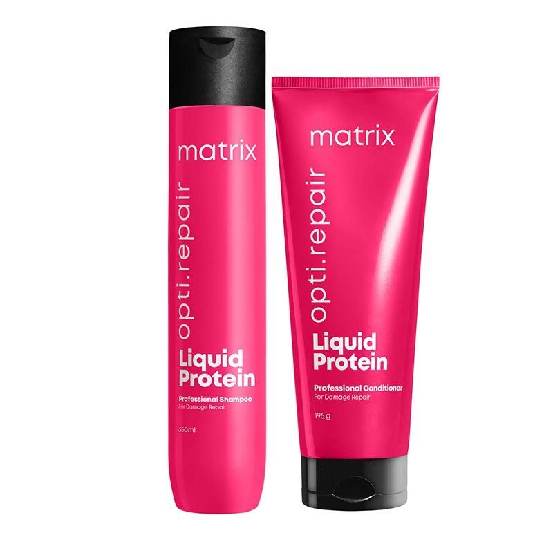 Matrix Opti.repair Shampoo + Conditioner With Liquid Protein For Damaged Hair 350+196g