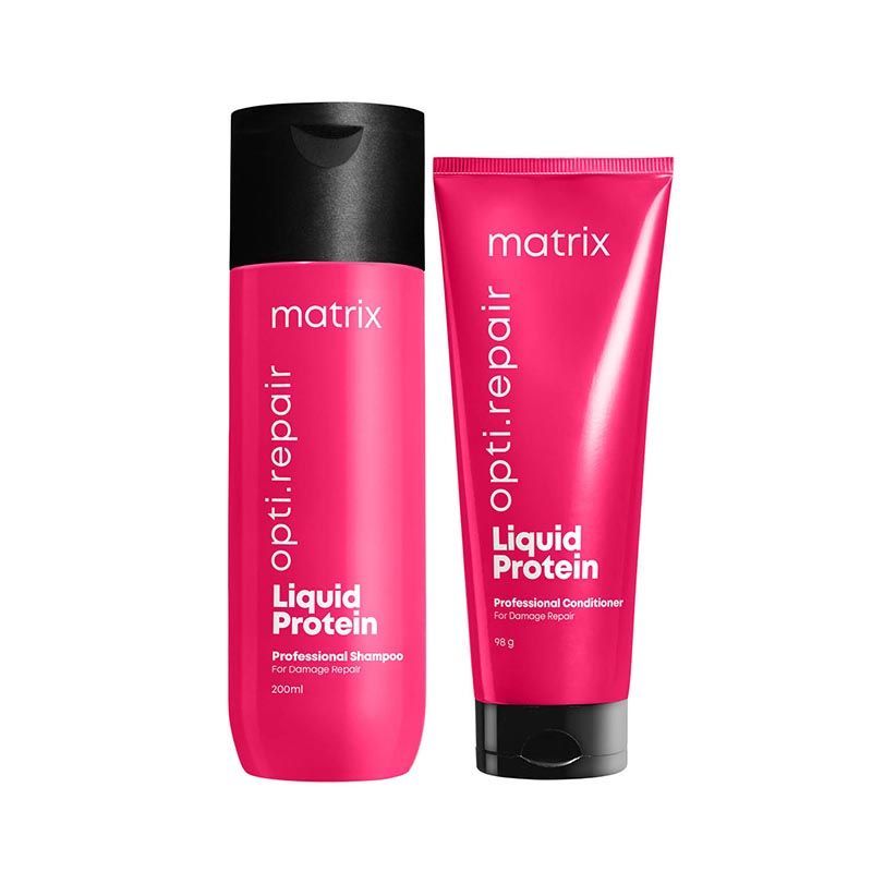 Matrix Opti.repair Shampoo + Conditioner With Liquid Protein For Damaged Hair 200+98g