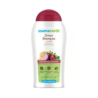 Mamaearth Onion Shampoo with Onion and Plant Keratin for Hair Fall Control - 200ml