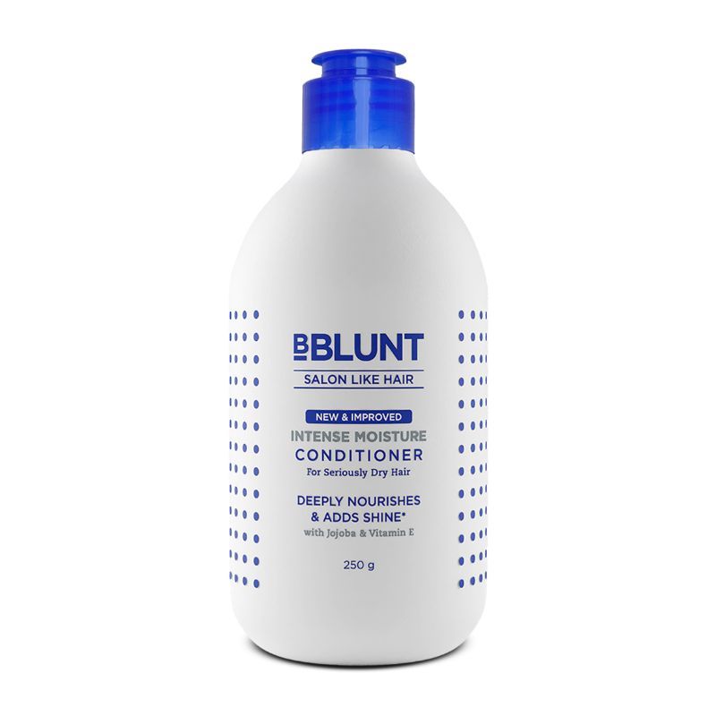 Bblunt Intense Moisture Conditioner With Vitamin E & Jojoba For Dry & Frizzy Hair (250 G)