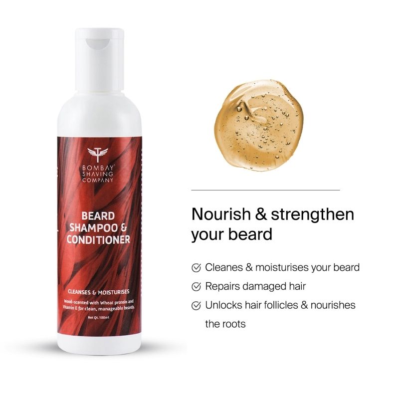 Bombay Shaving Company Beard Wood-Scented Shampoo & Conditioner