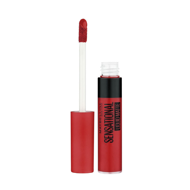 Maybelline New York Sensational Liquid Matte  Nude Nuance and Red Serenade combo