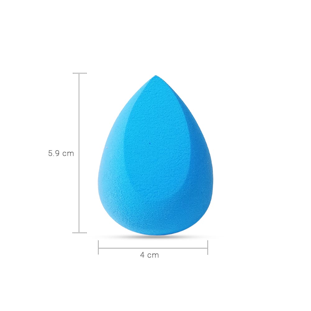 Allure Makeup Blender Sponge - Drop Cut Blue-4