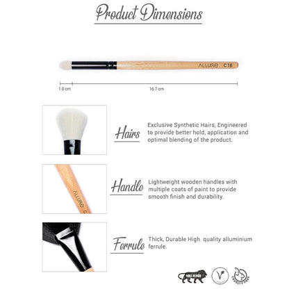 Allure Classic Makeup Brush (Round Eye Brush C-18 )-2