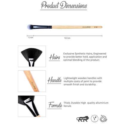Allure Classic Makeup Brush ( Blending Brush C-10)-2