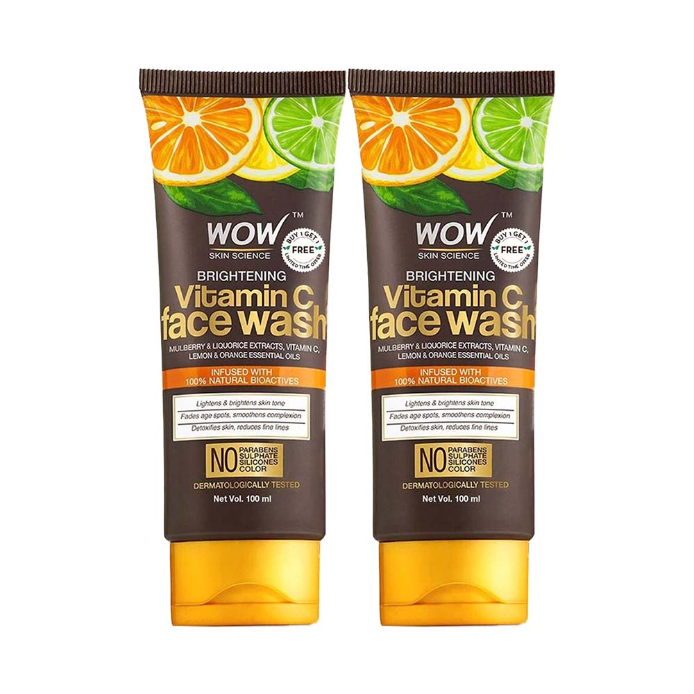 WOW Skin Science Brightening Vitamin C Face Wash Pack Of 2