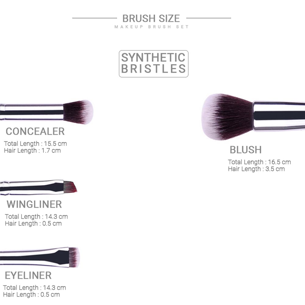 Allure Set Of 15 Brushes -Sgk-15-3