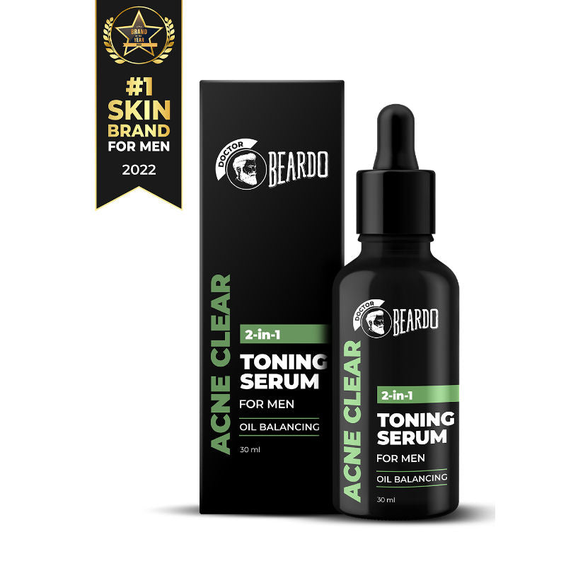 Beardo 2-in-1 Anti Acne Toner + Serum For Oily, Acne Prone Skin And Pimples (30ml)
