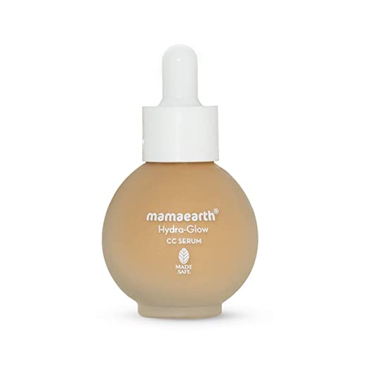 Mamaearth Hydra-Glow CC Cream Serum with Vitamin C & Hyaluronic Acid - 02 - Peach - 30 ml